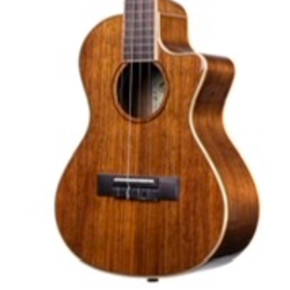 COPY - Kala Ukulele Hawaiian Koa Gloss Tenor Cutaway w/EQ - Picture 4 of 7